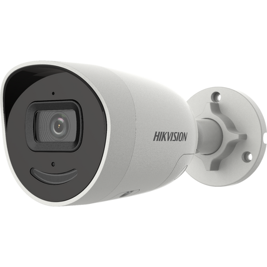 Hikvision 4 MP AcuSense Strobe Light and Audible Warning Fixed Mini Bullet Network Camera