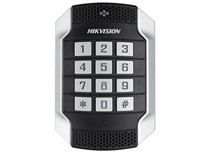 Hikvision outdoor vandal-resistant keypad and Mifare card reader