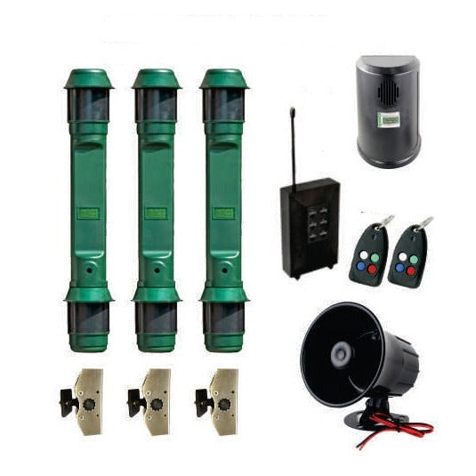 Roboguard Outdoor Beam Deluxe Kit 3 (Rent2Buy Also Available)