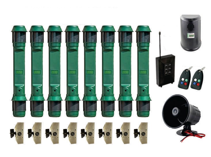 Roboguard Outdoor Beam Deluxe Kit 8 (Rent2Buy Also Available)